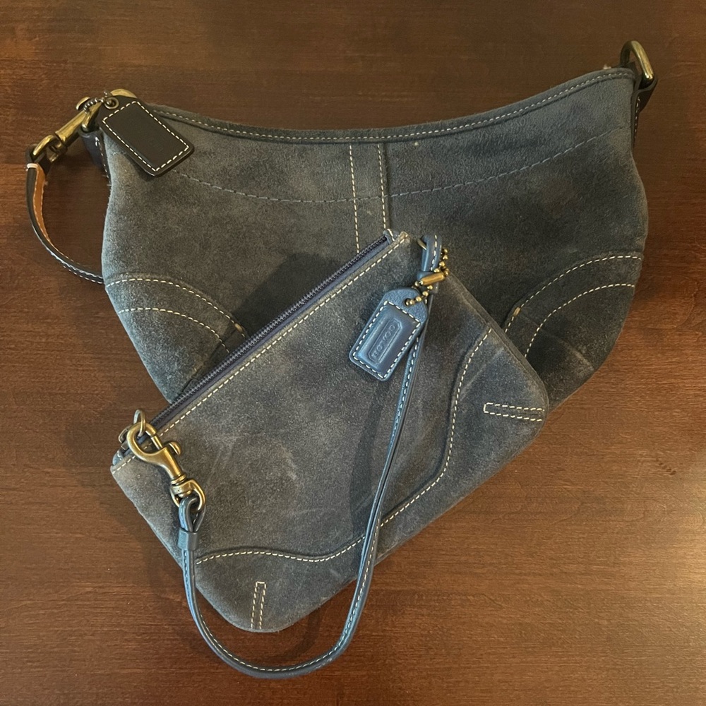 Coach bag and matching wristlet